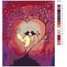 Раскладка Магия любви Раскраска картина по номерам на холсте RA210