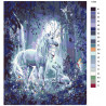 Раскладка Волшебная луна Раскраска картина по номерам на холсте KTMK-11260