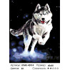 Количество цветов и сложность Северный пес Раскраска картина по номерам на холсте KTMK-43914