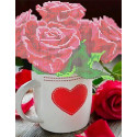 Розы для любимой Набор для вышивки бисером Каролинка
