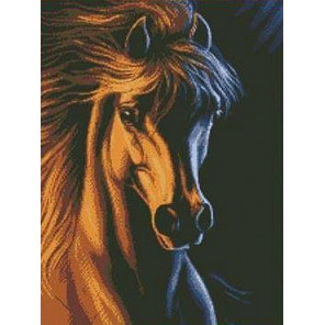 Лошадь Канва с рисунком для вышивки бисером