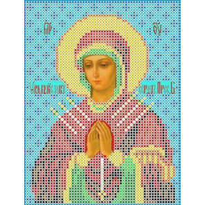 Богородица Умягчение злых сердец Канва с рисунком для вышивки бисером