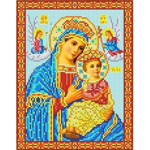 Икона Божией Матери Страстная Канва с рисунком для вышивки бисером