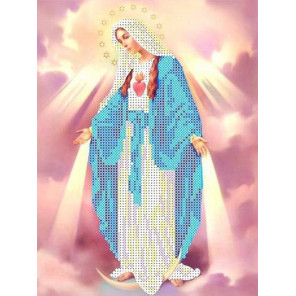 Святая Дева Мария. Непорочное зачатие Канва с рисунком для вышивки бисером