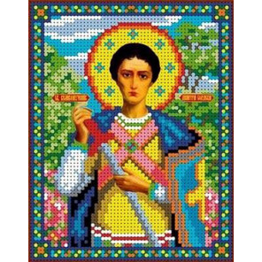 Святой Дмитрий Канва с рисунком для вышивки бисером