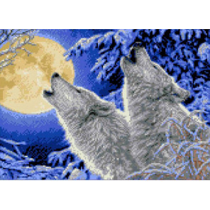 Лунная соната Канва с рисунком для вышивки Каролинка