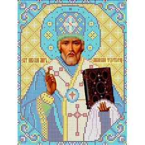 Святой Николай Чудотворец Набор для вышивки бисером Каролинка