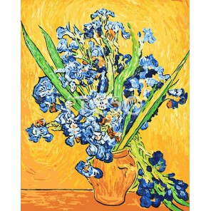 Ирисы Ван Гога Раскраска по номерам акриловыми красками на холсте Iteso Картина по номерам