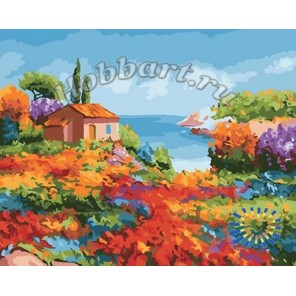 Волшебный сад Раскраска по номерам акриловыми красками на холсте Hobbart Картина по номерам