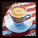 Крепкий кофе Раскраска по номерам на холсте Hobbart