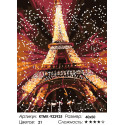 Блеск Парижа Раскраска картина по номерам на холсте