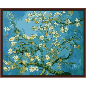 Ван Гог Миндальное дерево Раскраска по номерам акриловыми красками на холсте Color Kit Картина по номерам