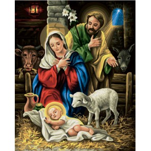 Рождение Христа Раскраска по номерам акриловыми красками Schipper (Германия) Картина по цифрам