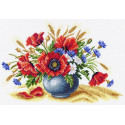 Полевое соцветие Канва с рисунком для вышивки Матренин посад