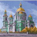 Елоховский собор в Москве Канва с рисунком для вышивки Матренин посад