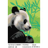 Количество цветов и сложность Панда и бамбук Раскраска картина по номерам на холсте Z-EX5011