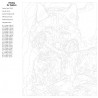 Схема Сила волка Раскраска по номерам на холсте Живопись по номерам KTMK-775263