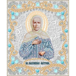 Святая Матрона Московская Канва с рисунком для вышивки бисером