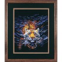 Тигр плывущий 91098 Раскраска по номерам Dimensions 