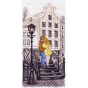 Амстердам. Мостик Канва с рисунком для вышивки Матренин посад