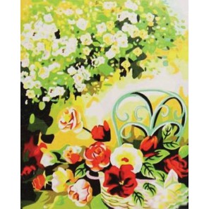 В саду Раскраска по номерам акриловыми красками на холсте Paint by Number