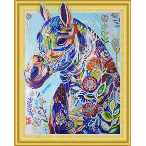 Цветная лошадь Алмазная вышивка мозаика 5D Color Kit