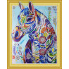 Цветная лошадь Алмазная вышивка мозаика 5D Color Kit