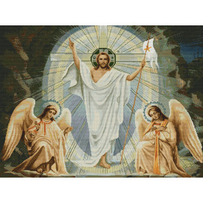 В рамке Иисус и ангелы Набор для вышивания RA188