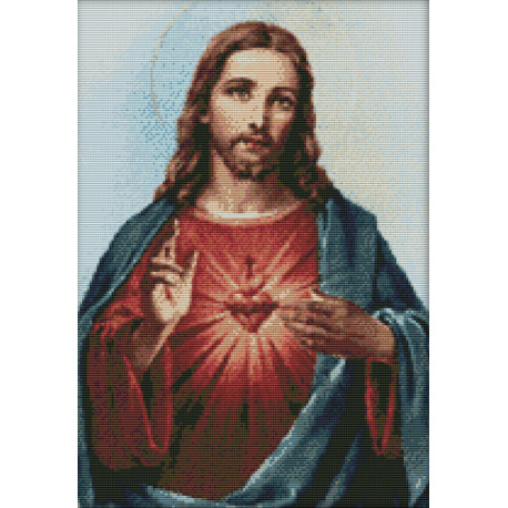  Святейшее сердце Иисуса Набор для вышивания R247