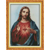 В рамке Святейшее сердце Иисуса Набор для вышивания R247