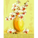 Изящные орхидеи Раскраска ( картина ) по номерам на холсте Iteso
