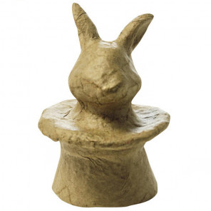  Кролик в шляпе Фигурка мини из папье-маше объемная Decopatch AP159