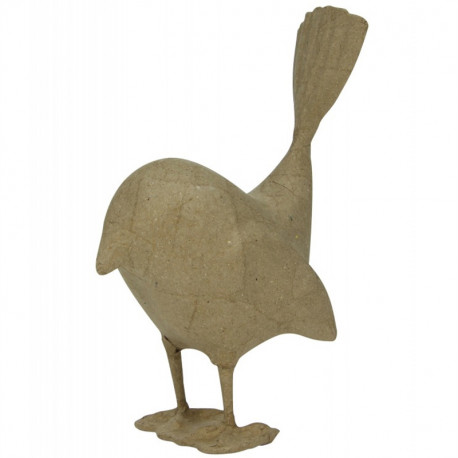 Птичка, 9,3х4,5 см, объемная фигурка из пенопласта