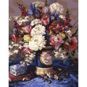 Итальянская ваза Раскраска картина по номерам акриловыми красками Plaid