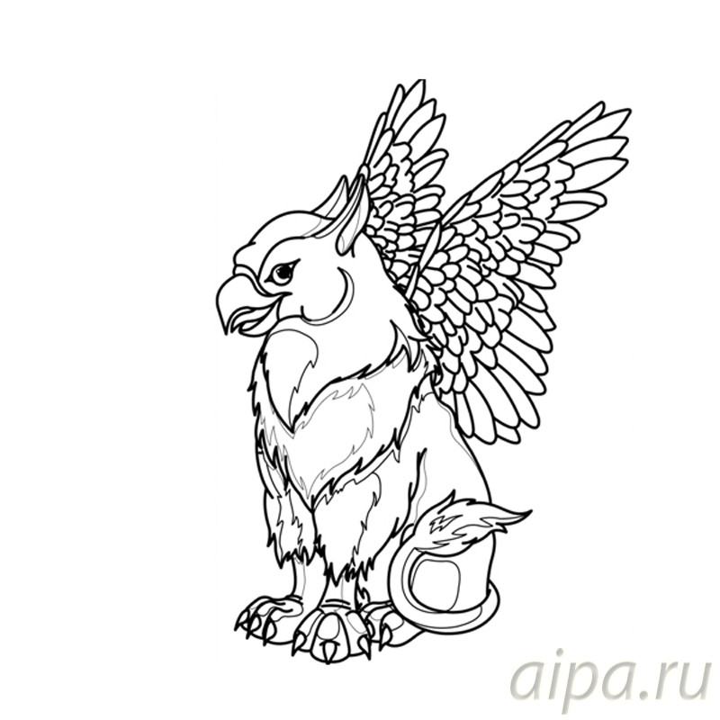 Сказочные Животные Картинки Раскраски