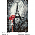 Непогода в Париже Раскраска по номерам на холсте Живопись по номерам