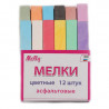Мел асфальтовый цветной 12 шт
