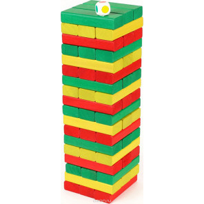  Цветная башня с кубиком 7794