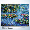 Количество цветов и сложность Водяные лилии. Клод Моне Раскраска картина по номерам на холсте Hobbart HB4050373-Lite
