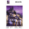Характеристики Ночной городок Раскраска картина по номерам на холсте МСА196