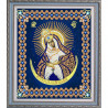 В рамке Богородица Остробрамская Канва с рисунком для вышивки бисером Конек 7110