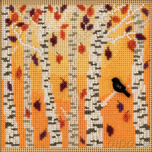 Осенний лес Набор для вышивания бисером MILL HILL MH141823