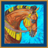 В рамке Лошадь Набор для вышивания бисером GALLA COLLECTION А408