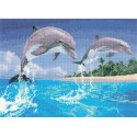 Дельфины Набор для вышивания Heritage