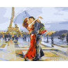  Любовь Парижа Раскраска картина по номерам на холсте ZX 22209