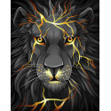 Лавовый лев Алмазная вышивка мозаика
