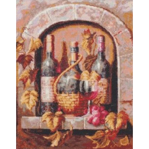 Натюрморт с вином Набор для вышивания Палитра