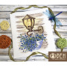  Фонарь с цветами Набор для вышивания Овен 1153