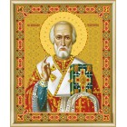 Икона Святителя Николая Чудотворца Картина из страз по номерам Набор Чаривна Мить