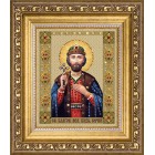 Икона великий князь Юрий Картина из страз по номерам с рамкой Набор Чаривна Мить